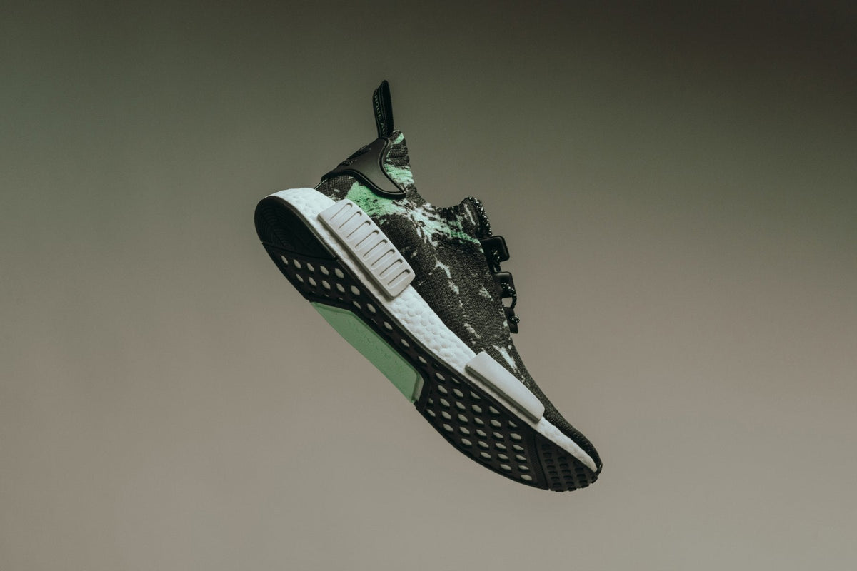 NMD_R1 PK 'Green Marble' - Black/White/Green