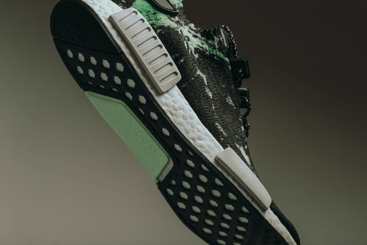 NMD_R1 PK 'Green Marble' - Black/White/Green