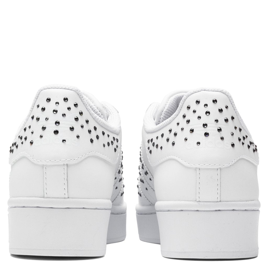 Women's Superstar Bold "Swarovski" - White/Black