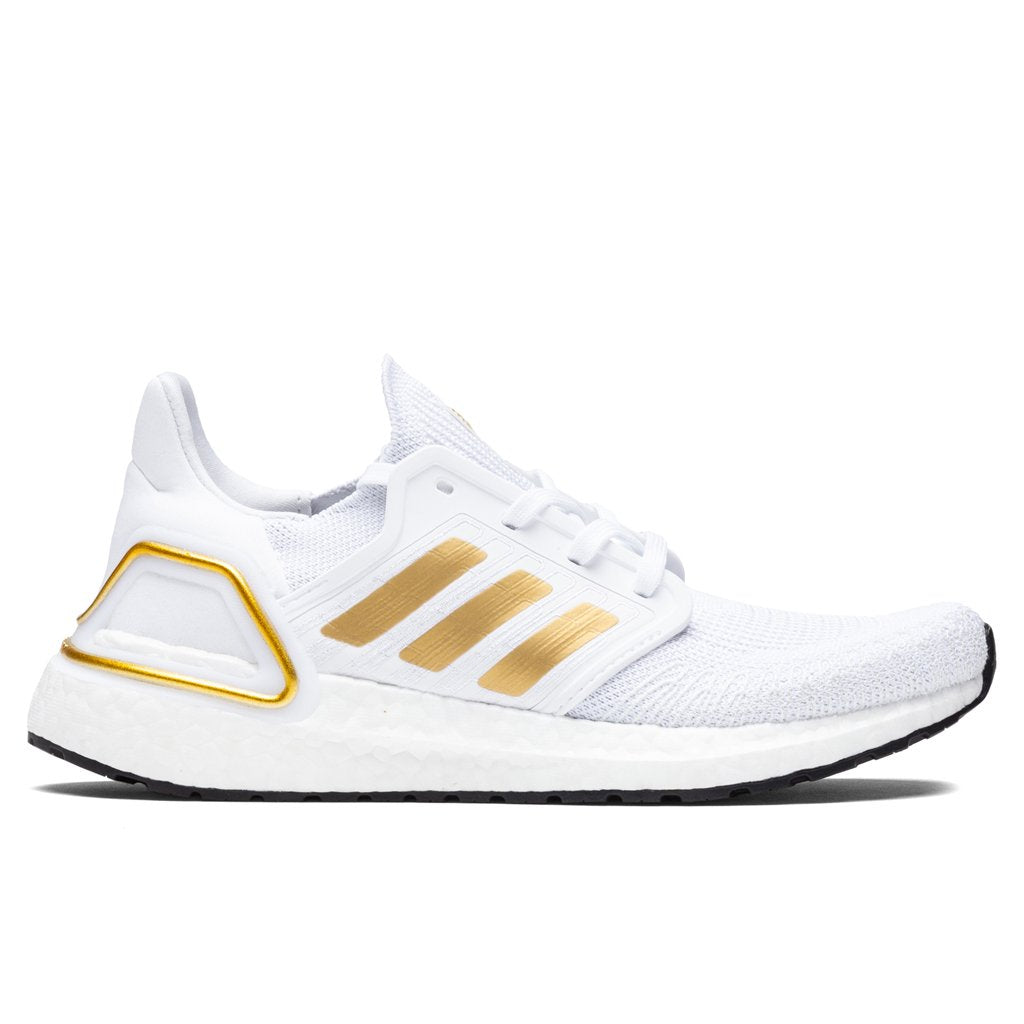 Women's Ultraboost 20 - Cloud White/Gold Metallic
