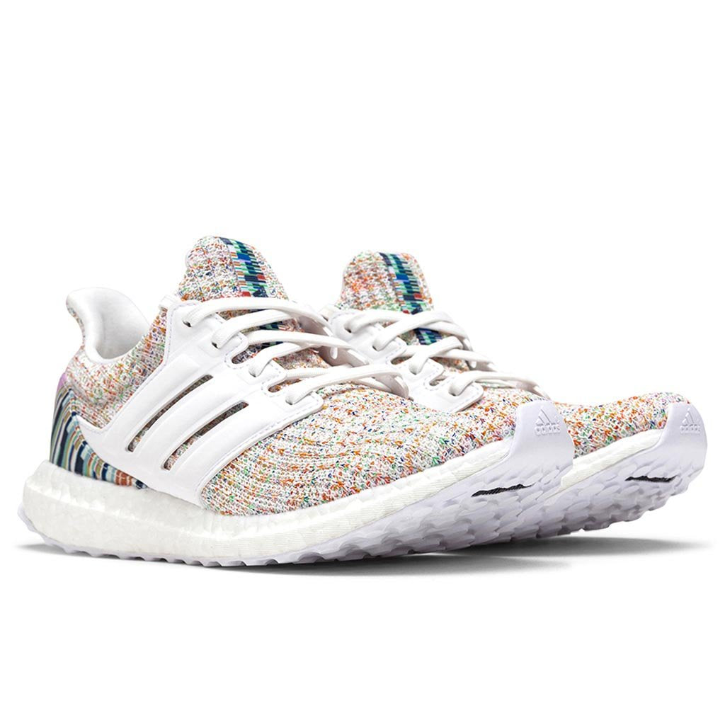 Women's Ultraboost 4.0 - Crystal White/Crystal White/Glow Green