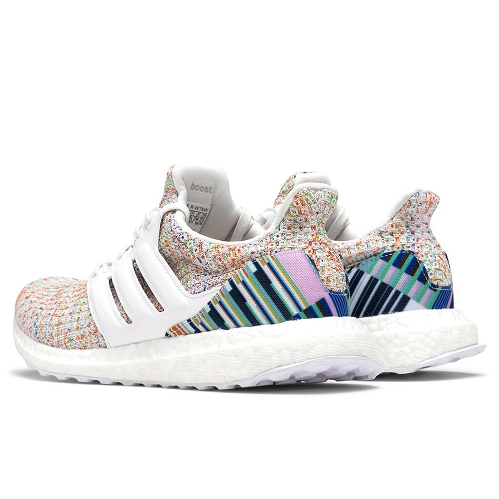 Women's Ultraboost 4.0 - Crystal White/Crystal White/Glow Green