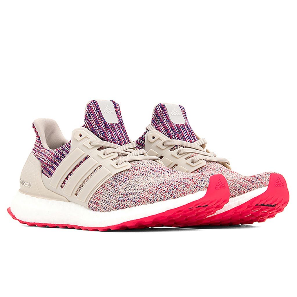 Women's Ultraboost - Clear Brown/Shock Red/Active Blue