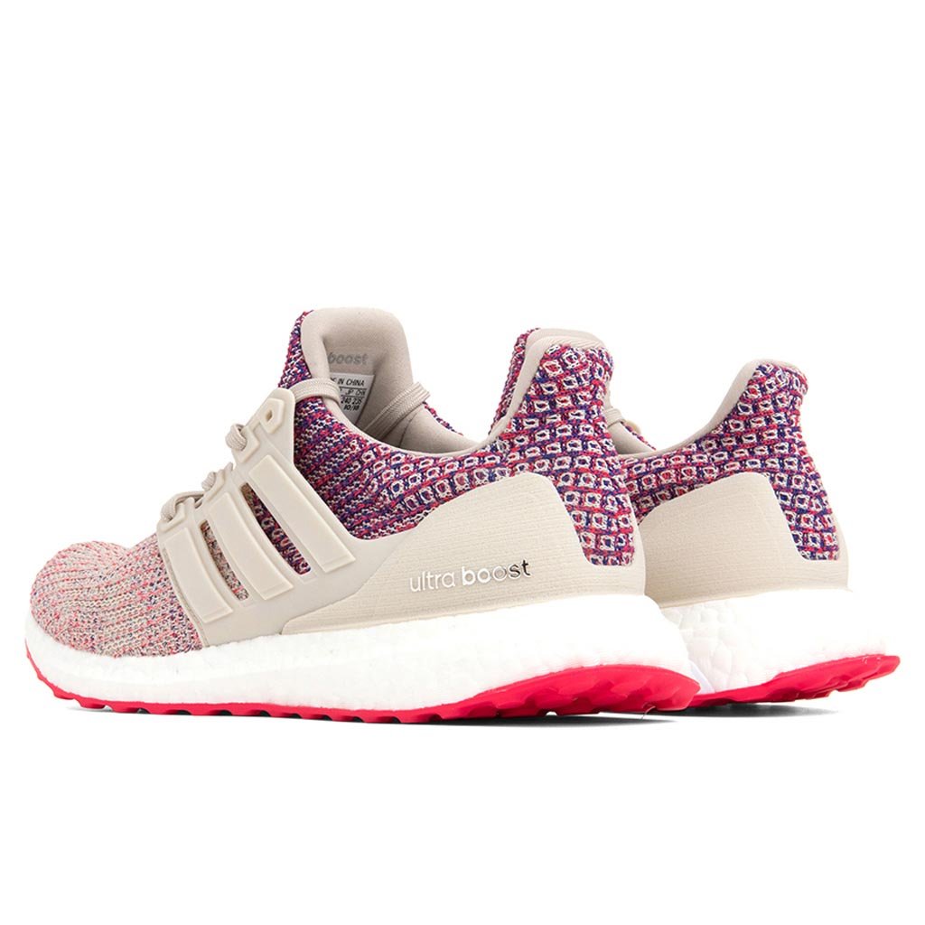Women's Ultraboost - Clear Brown/Shock Red/Active Blue