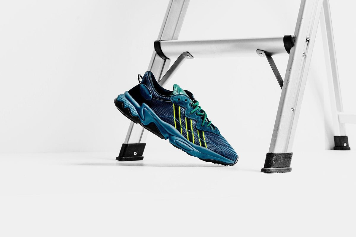 Adidas Originals x Pusha T Ozweego - Navy/Green/Black