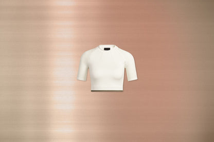 Adidas x IVY PARK Seamless Crop Top - Off White