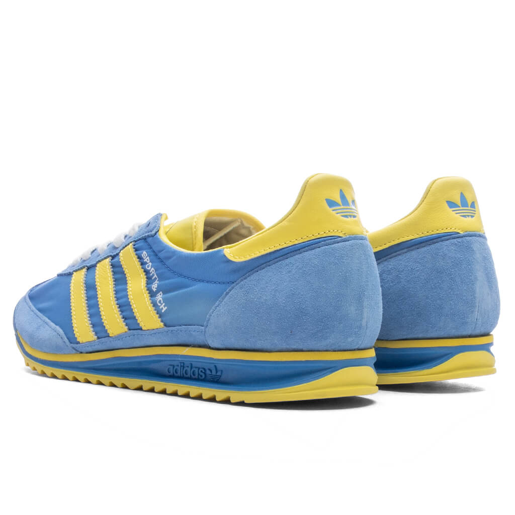 Adidas x Sporty & Rich SL72 Women's - Real Blue/Light Yellow/White