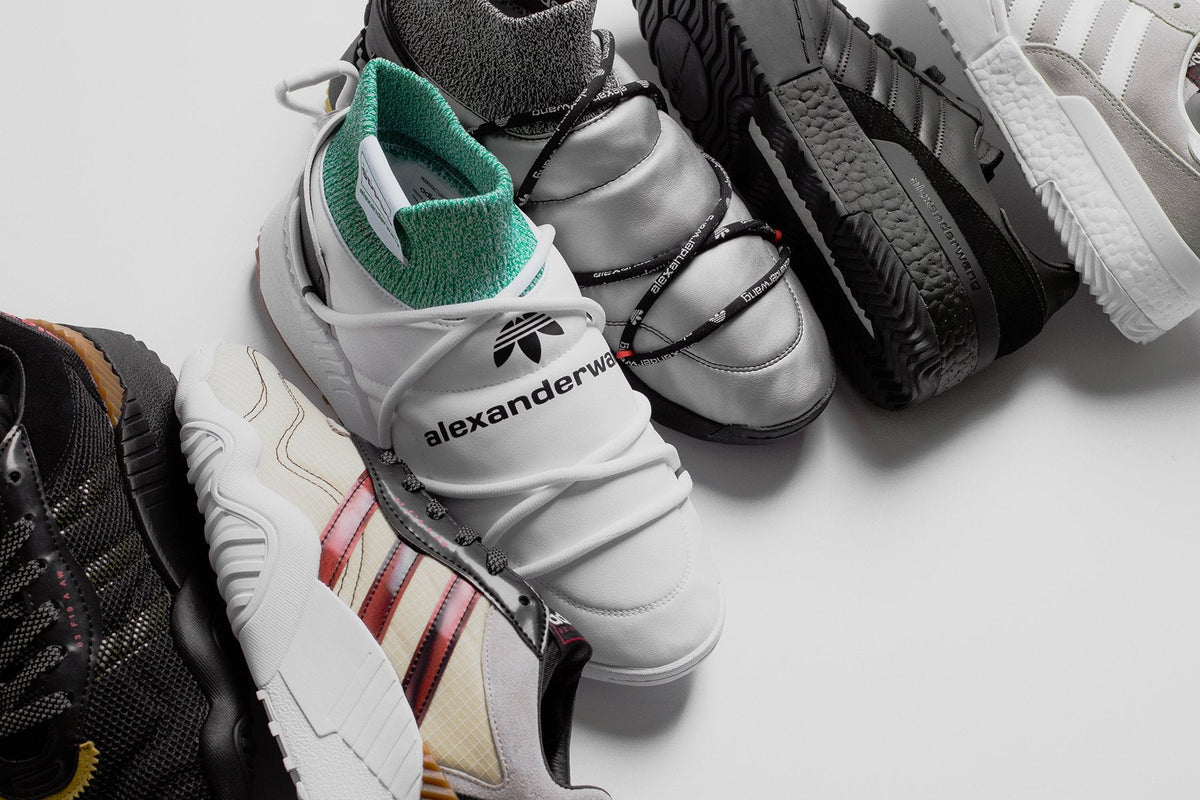 Adidas x Alexander Wang AW Turnout Trainer - Core Black/Light Brown/Bright Red