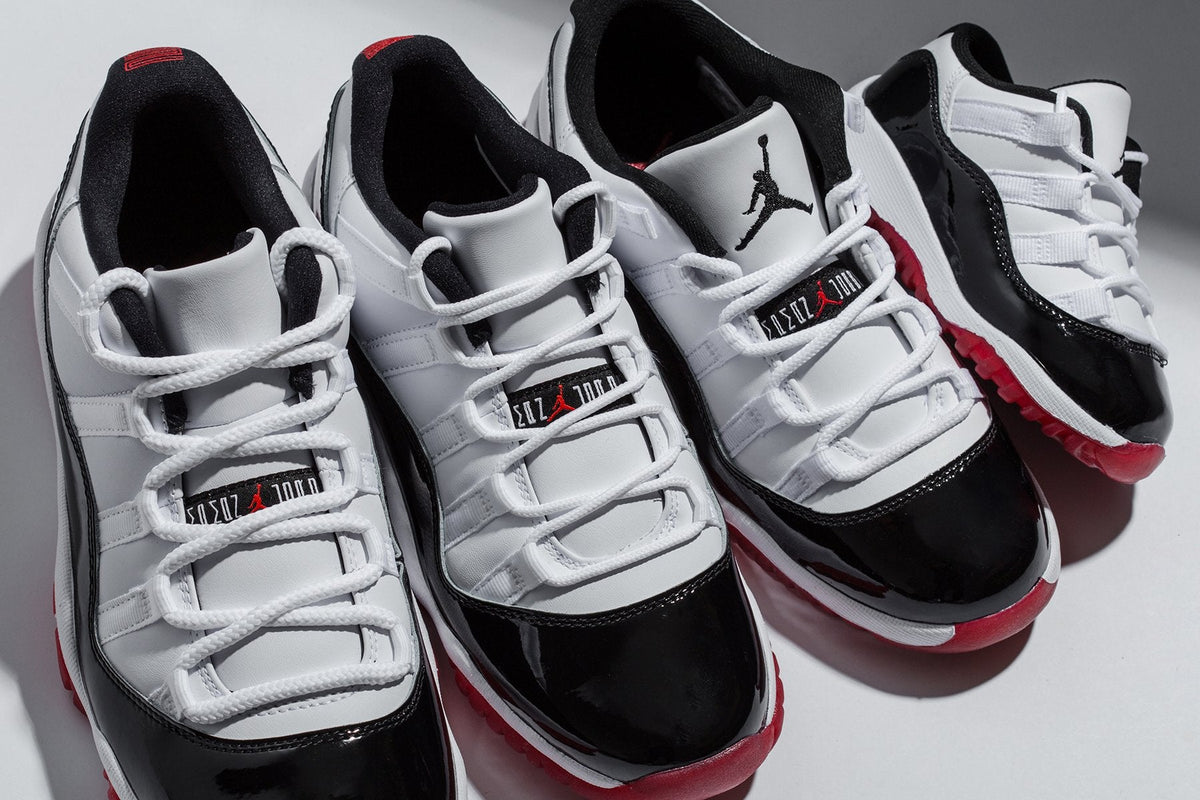 Air Jordan 11 Retro Low (PS) - White/University Red/Black/True Red