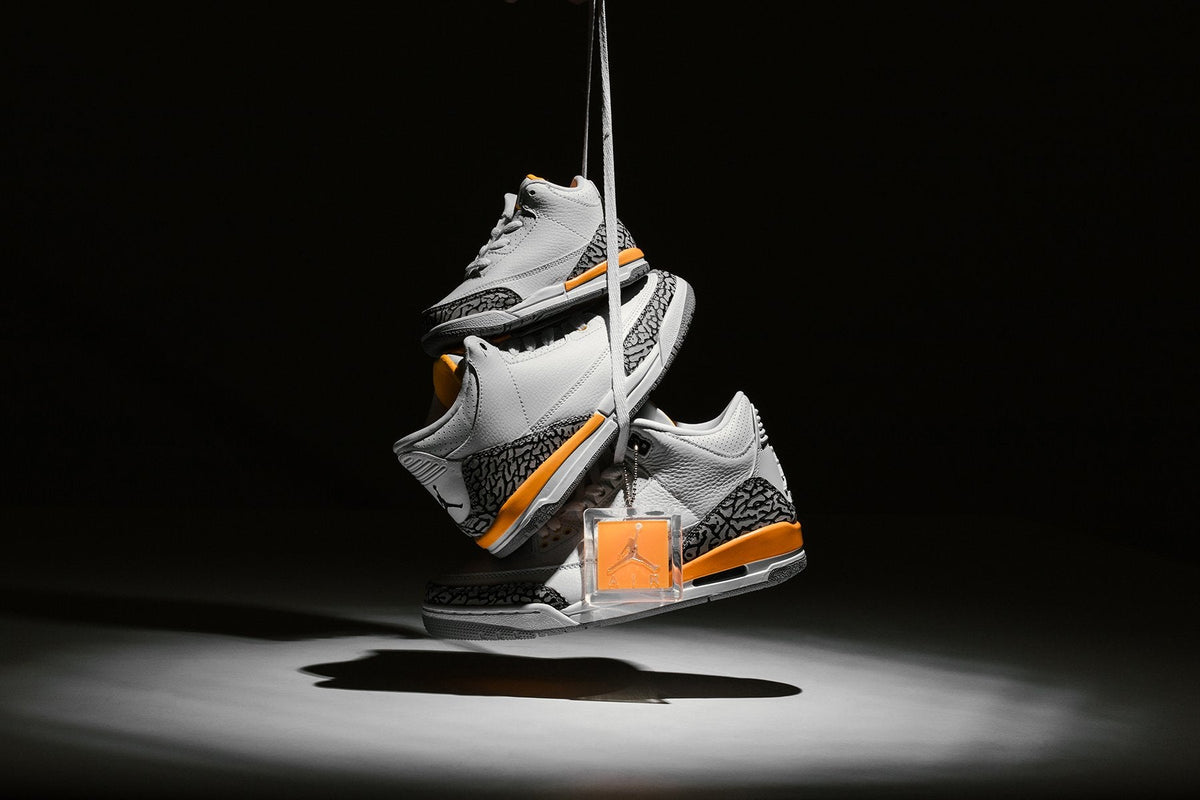 Air Jordan 3 Retro (TD) "Laser Orange" - White/Black