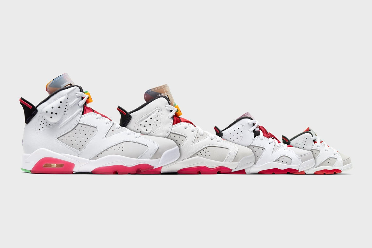 Air Jordan 6 Retro (PS) "Hare" - Neutral Grey/Black/White/True Red