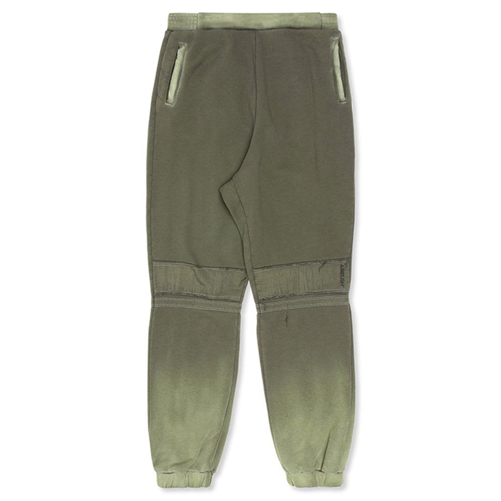 Bleach Patchwork Pants - Olive