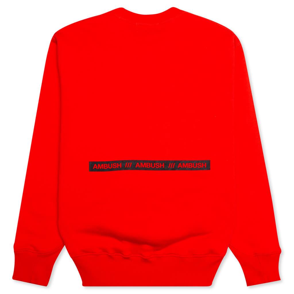 Logo Crewneck Sweatshirt - Red