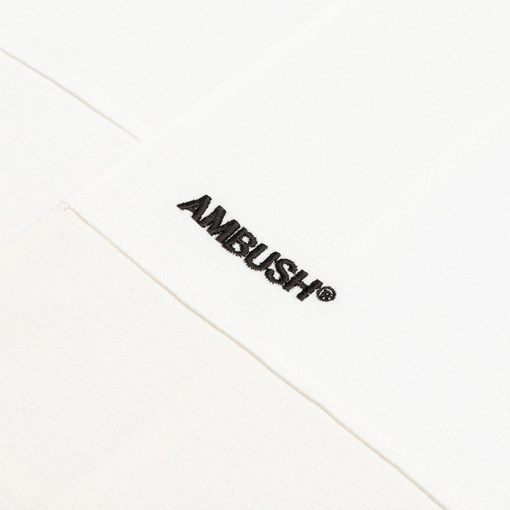 Patchwork Panel Tee - Off-White