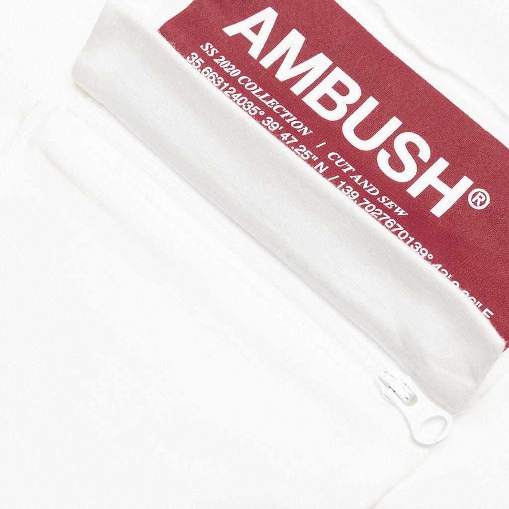 Waist Pocket Tee - White