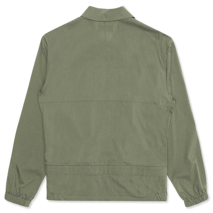 Zip Up Coach Jacket - Green
