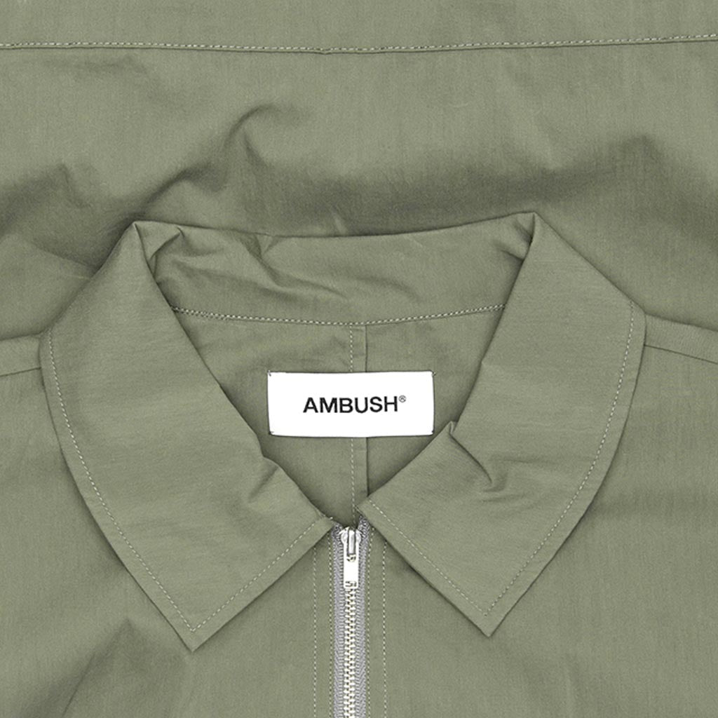 Zip Up Coach Jacket - Green