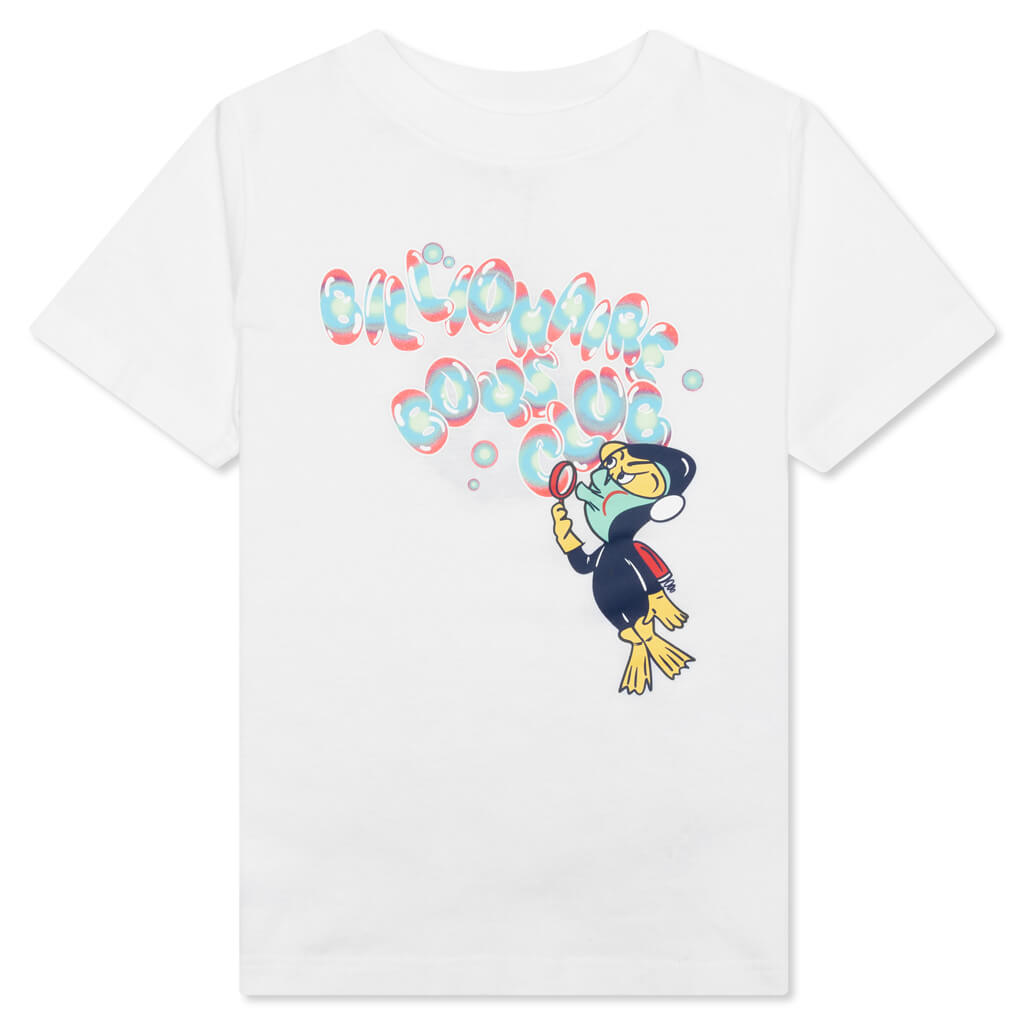 BB Kids Bubbles S/S Tee - White
