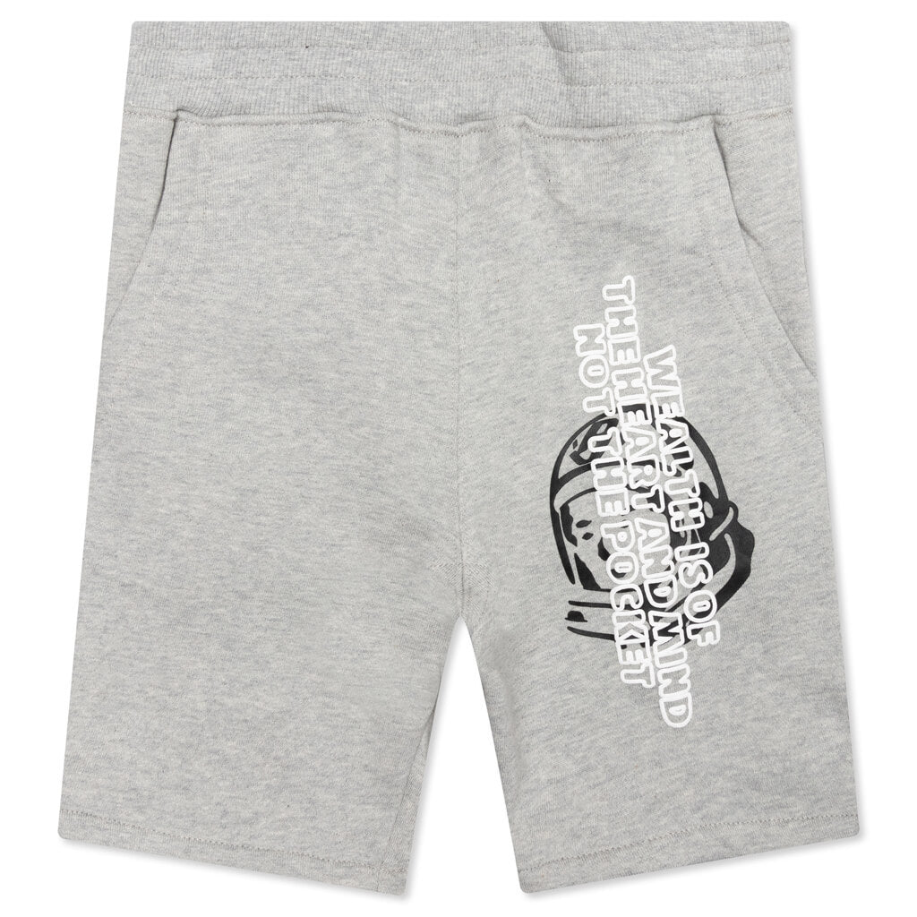 BB Kids Riptide Short - Heather Grey