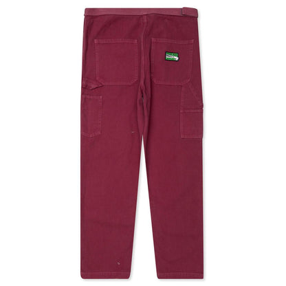 Washed Hard Ware / Soft Wear Carpenter Pant - Plum