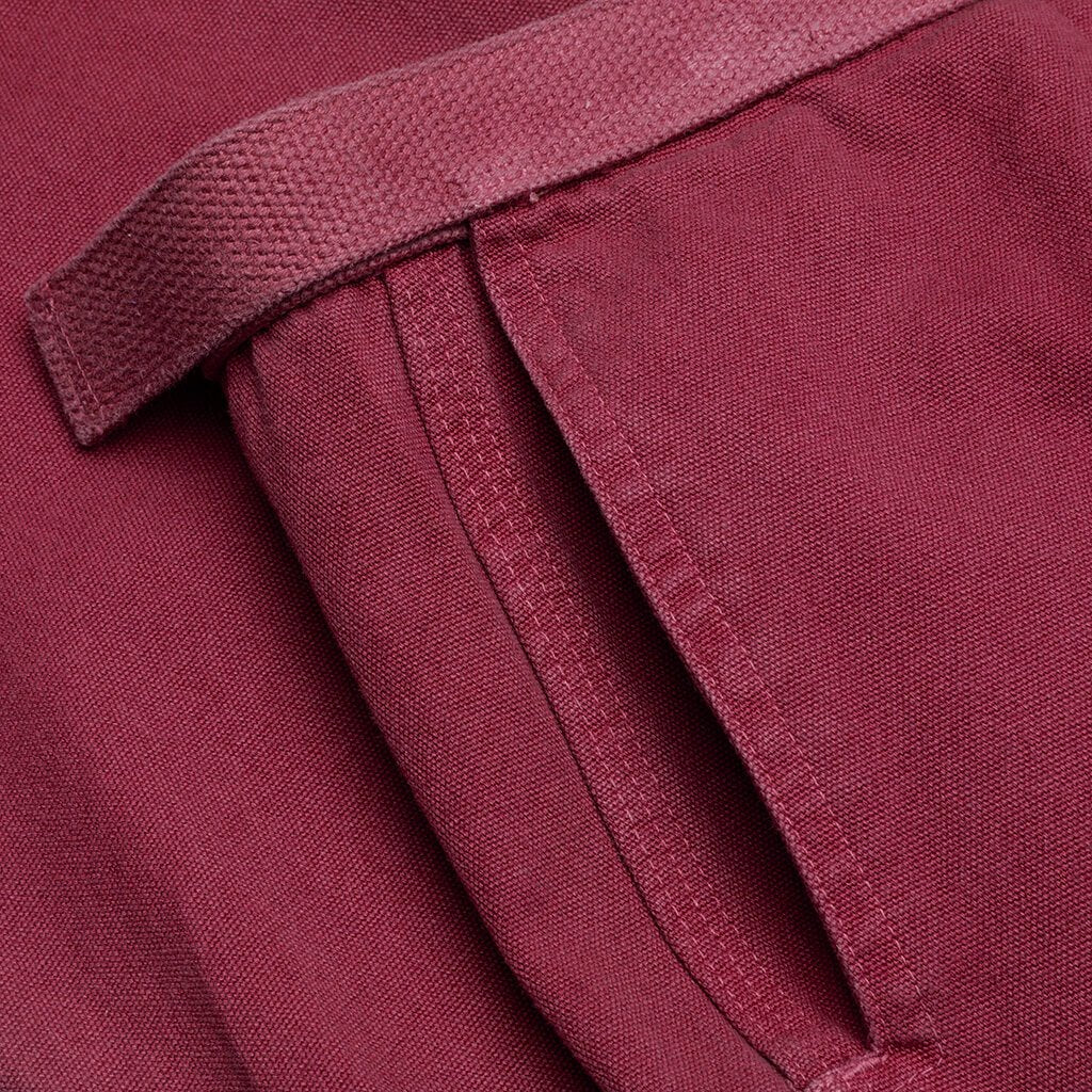 Washed Hard Ware / Soft Wear Carpenter Pant - Plum