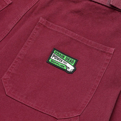 Washed Hard Ware / Soft Wear Carpenter Pant - Plum