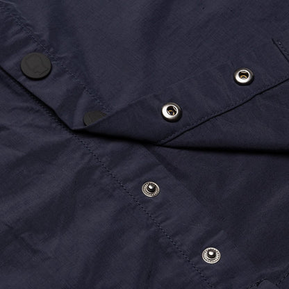 Zip Front Anorak - Navy