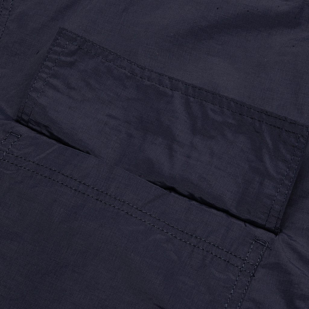 Zip Front Anorak - Navy