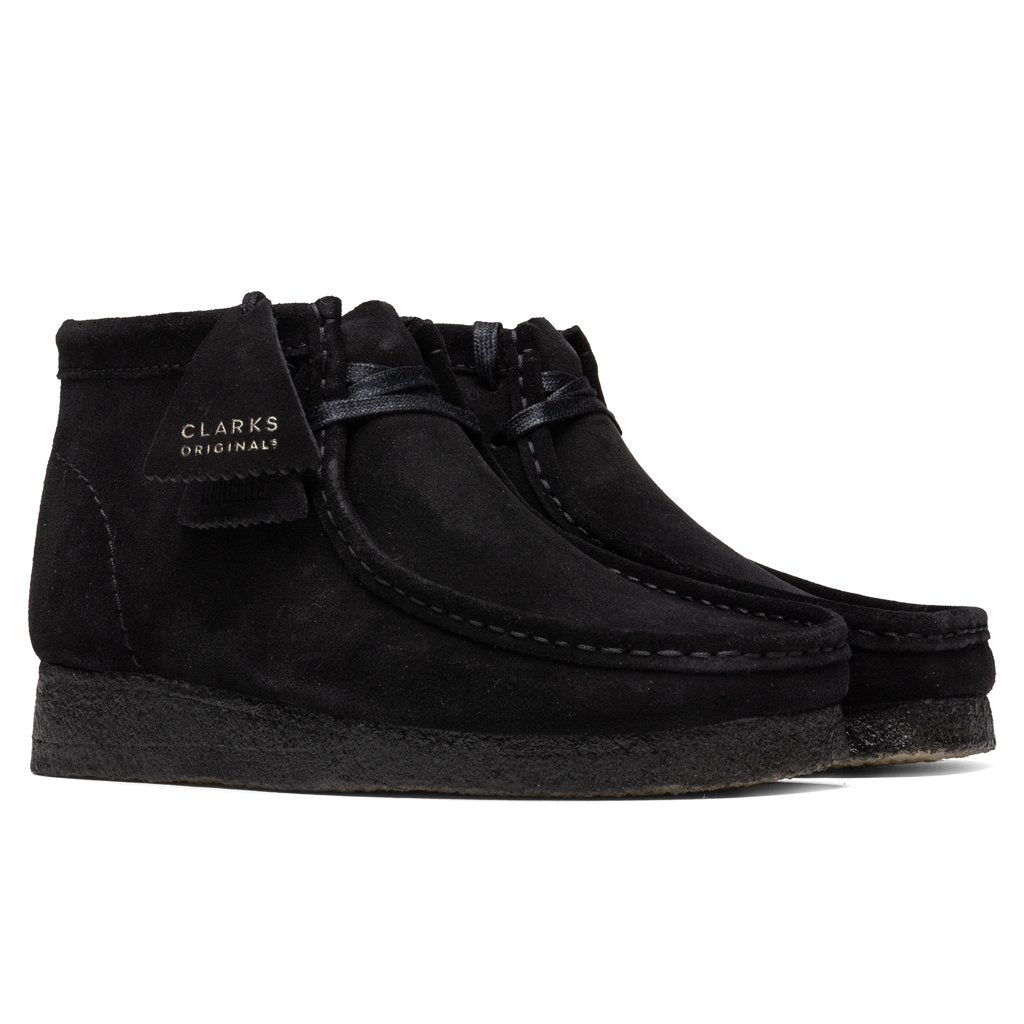 Wallabee Boot - Black Suede
