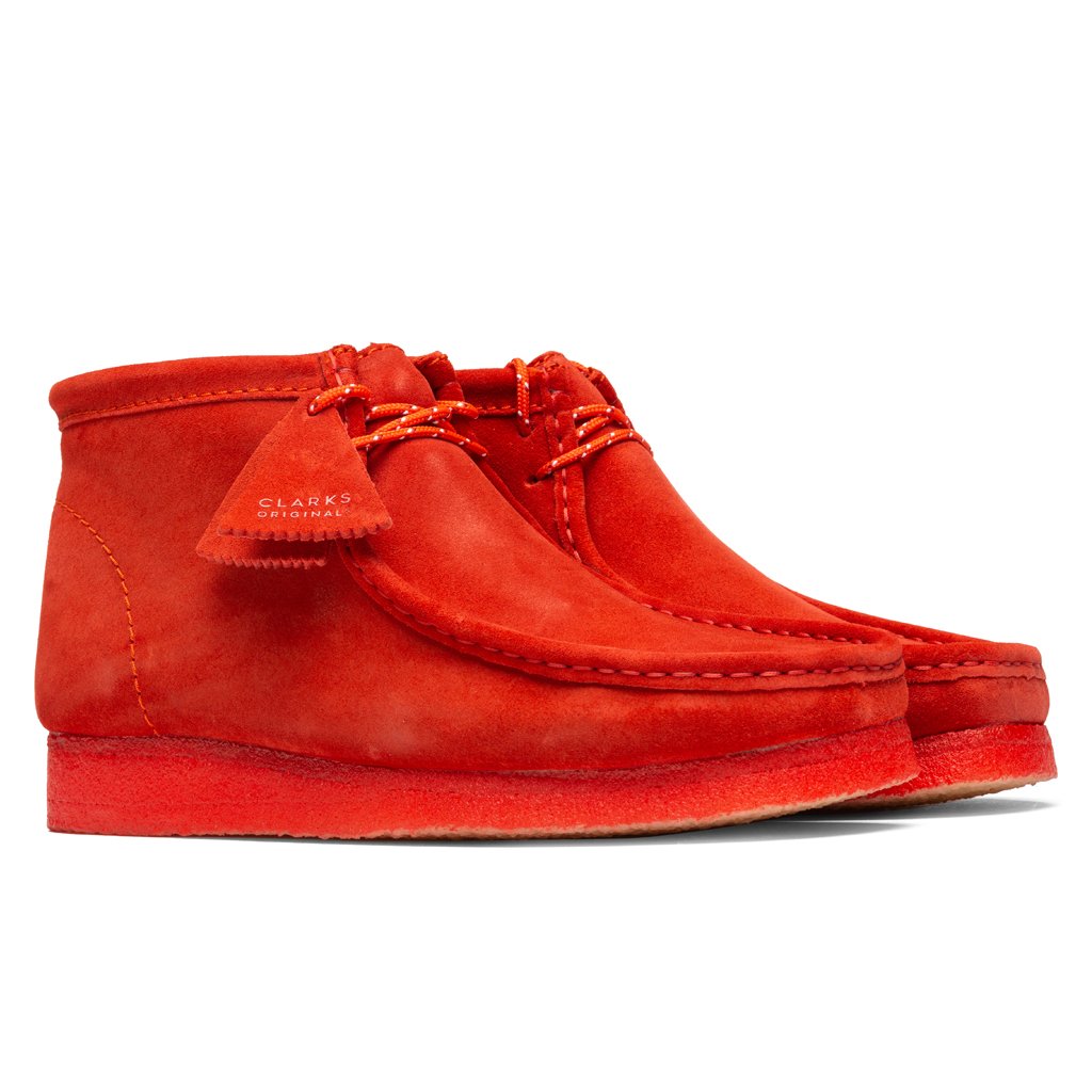 Wallabee Boot - Red Suede