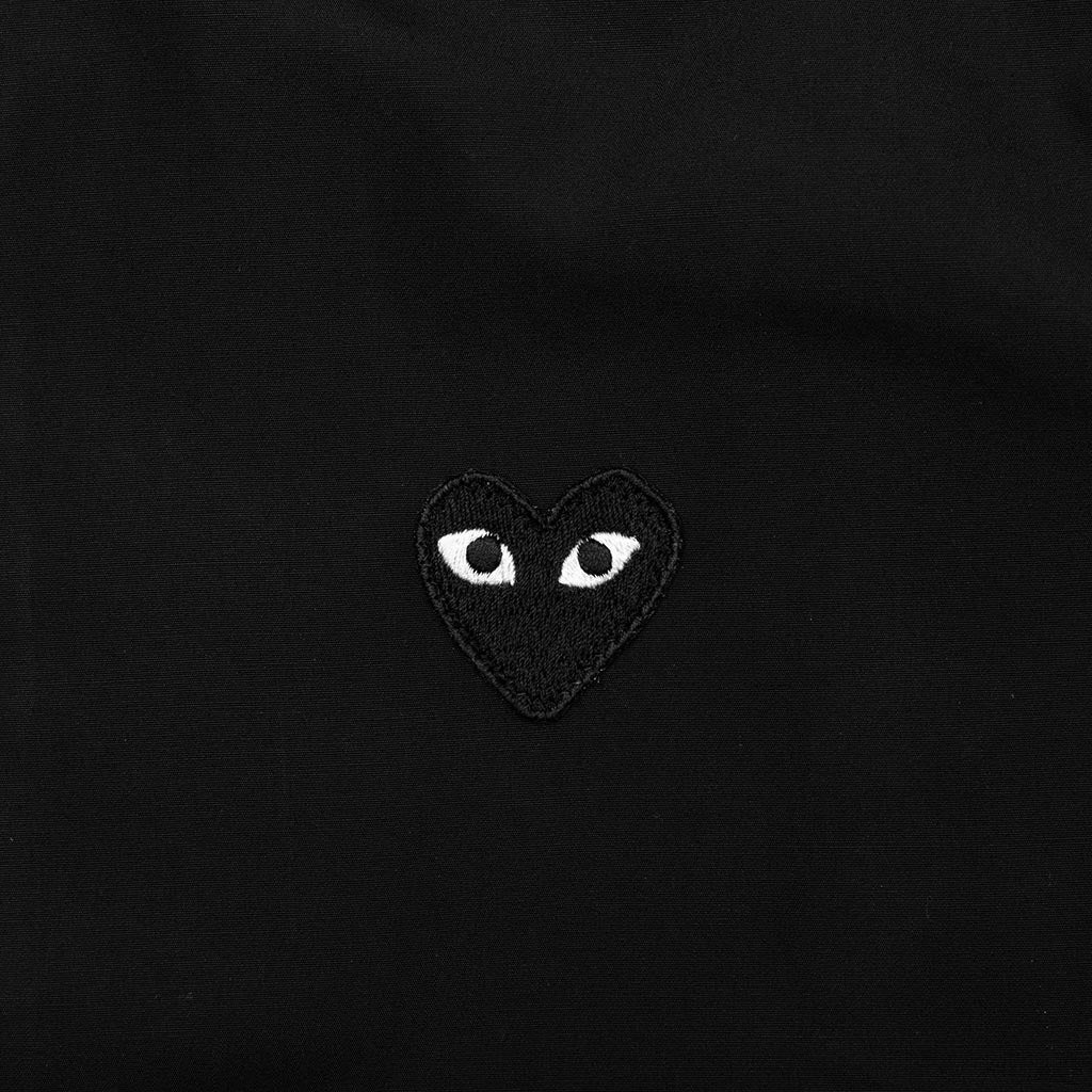 Black Emblem Button Down - Black