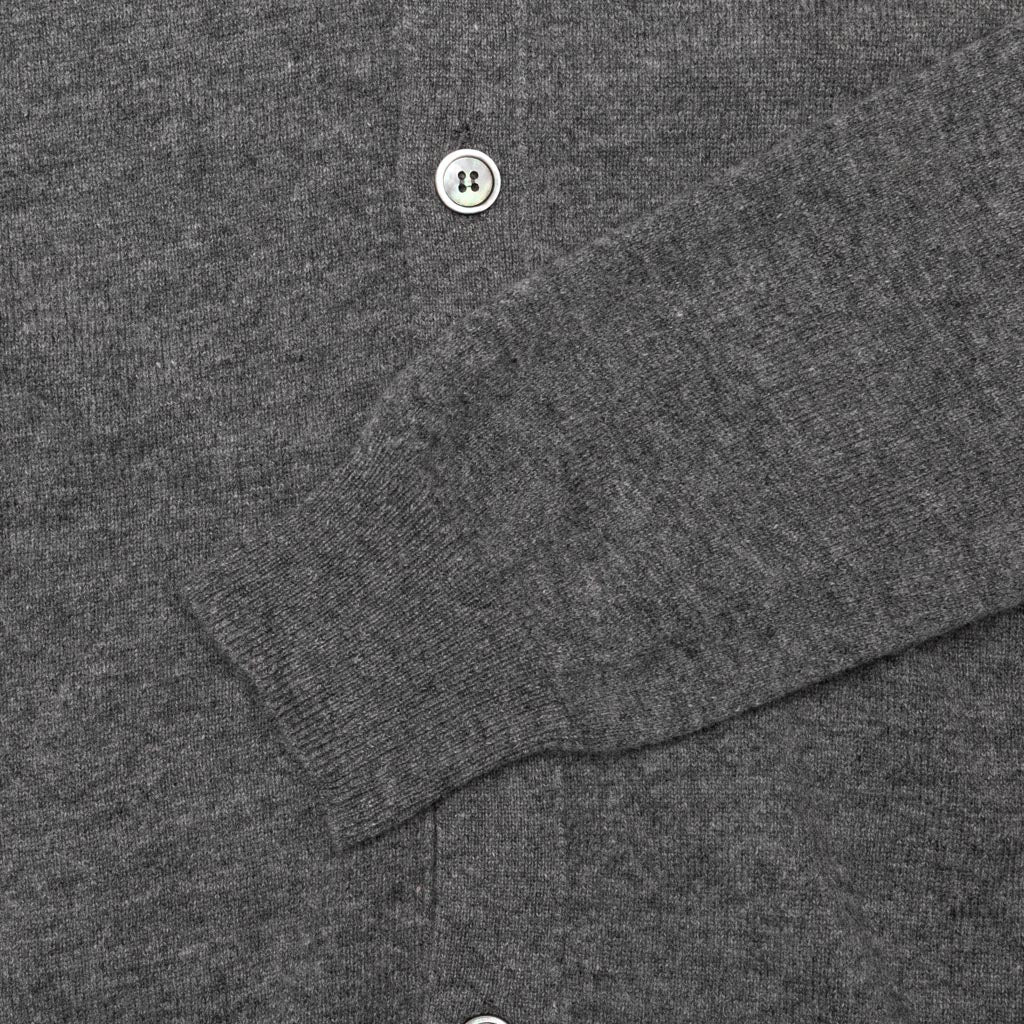 Double Heart Cardigan - Grey