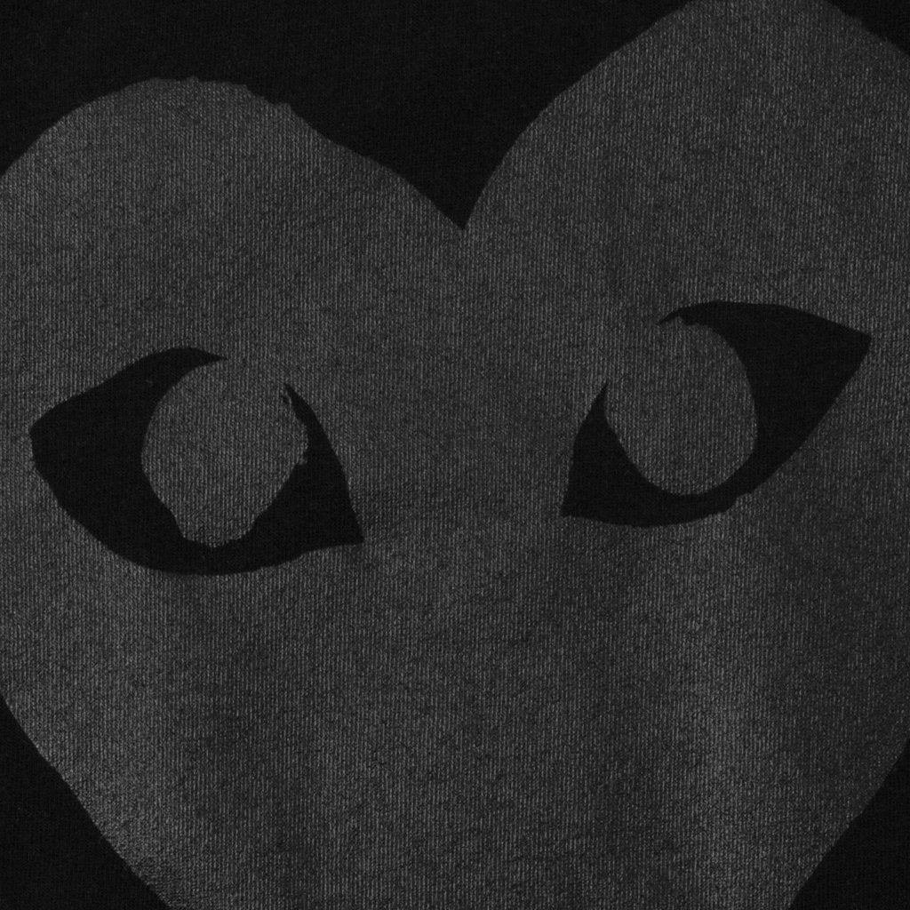 Double Hearts T-Shirt - Black/Black
