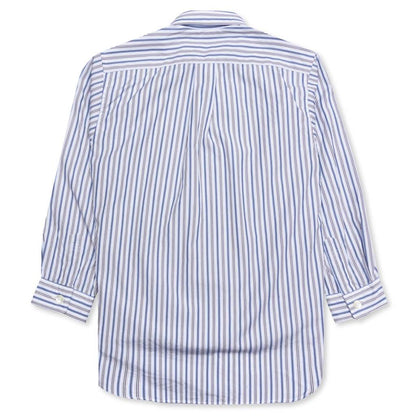 Kid's Striped Shirt - Blue/White/Black