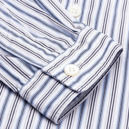 Kid's Striped Shirt - Blue/White/Black