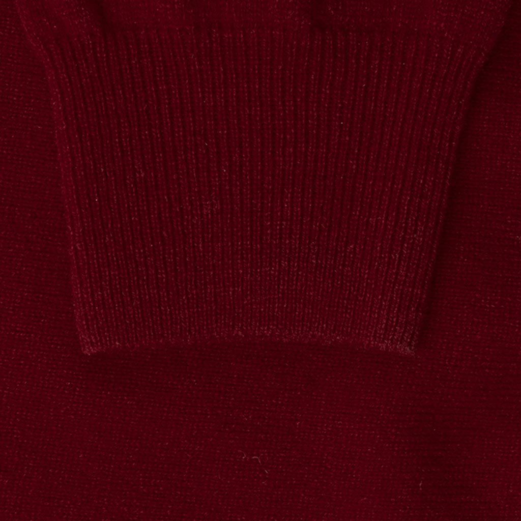 Knit Cardigan Red Heart - Burgundy