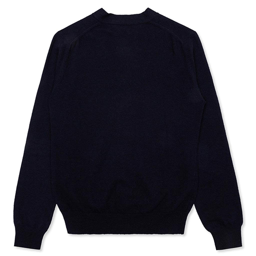 Knit Cardigan Red Heart - Navy