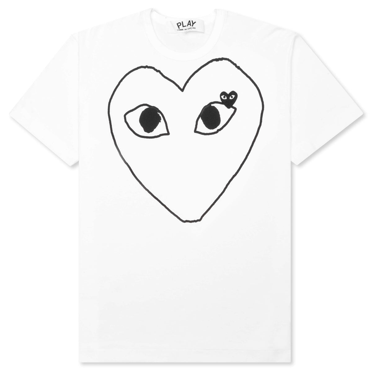 Outline Heart T-Shirt - White