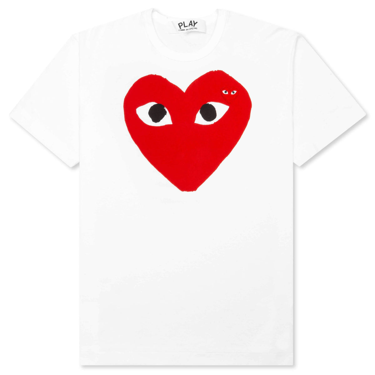 Red Emblem Heart T-Shirt - White/Red