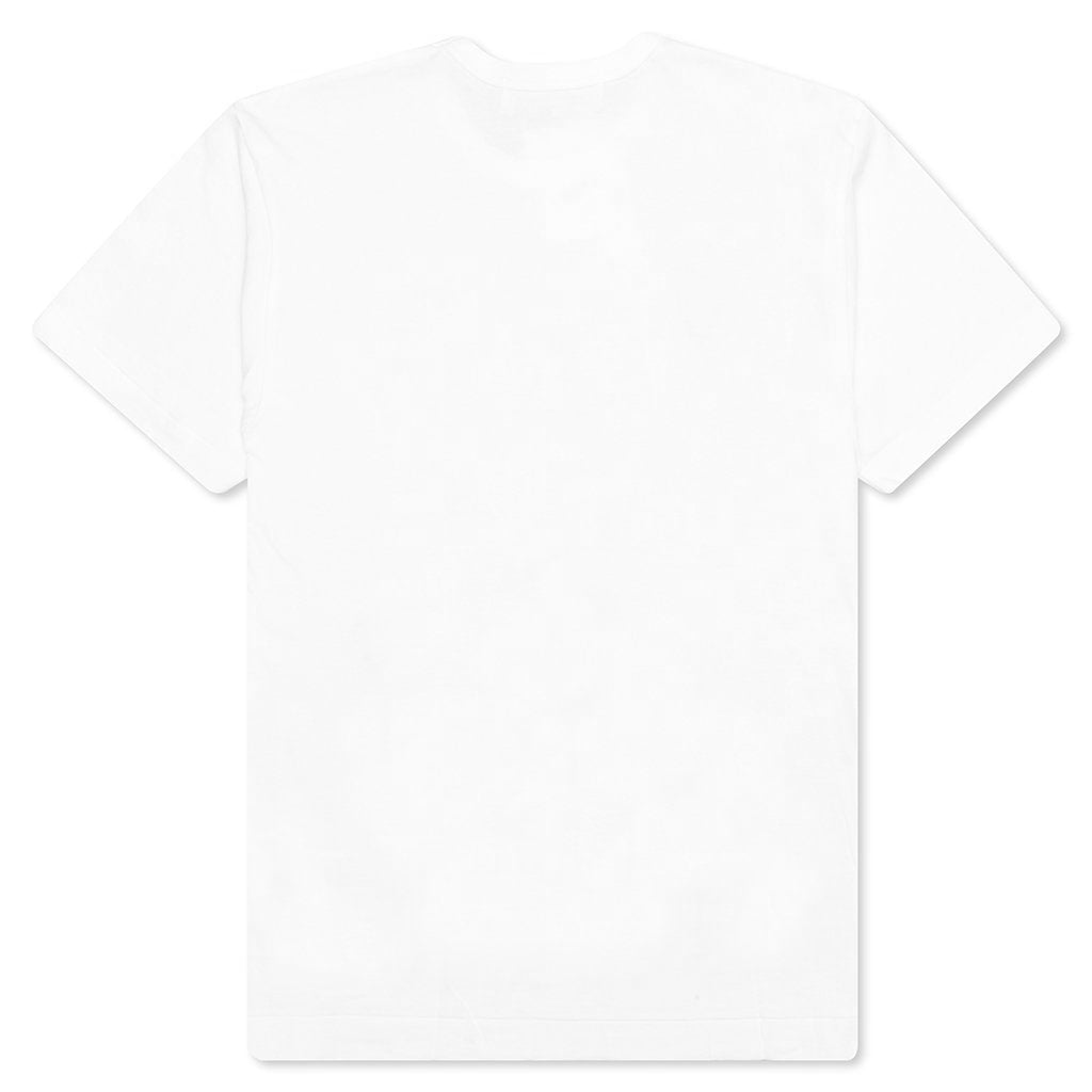 Red Multi Logo S/S T-Shirt - White