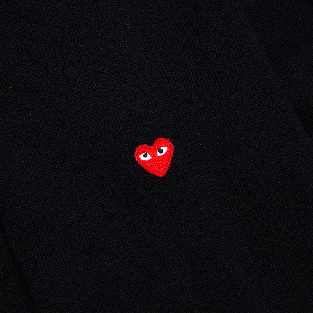 Small Heart Cardigan - Black