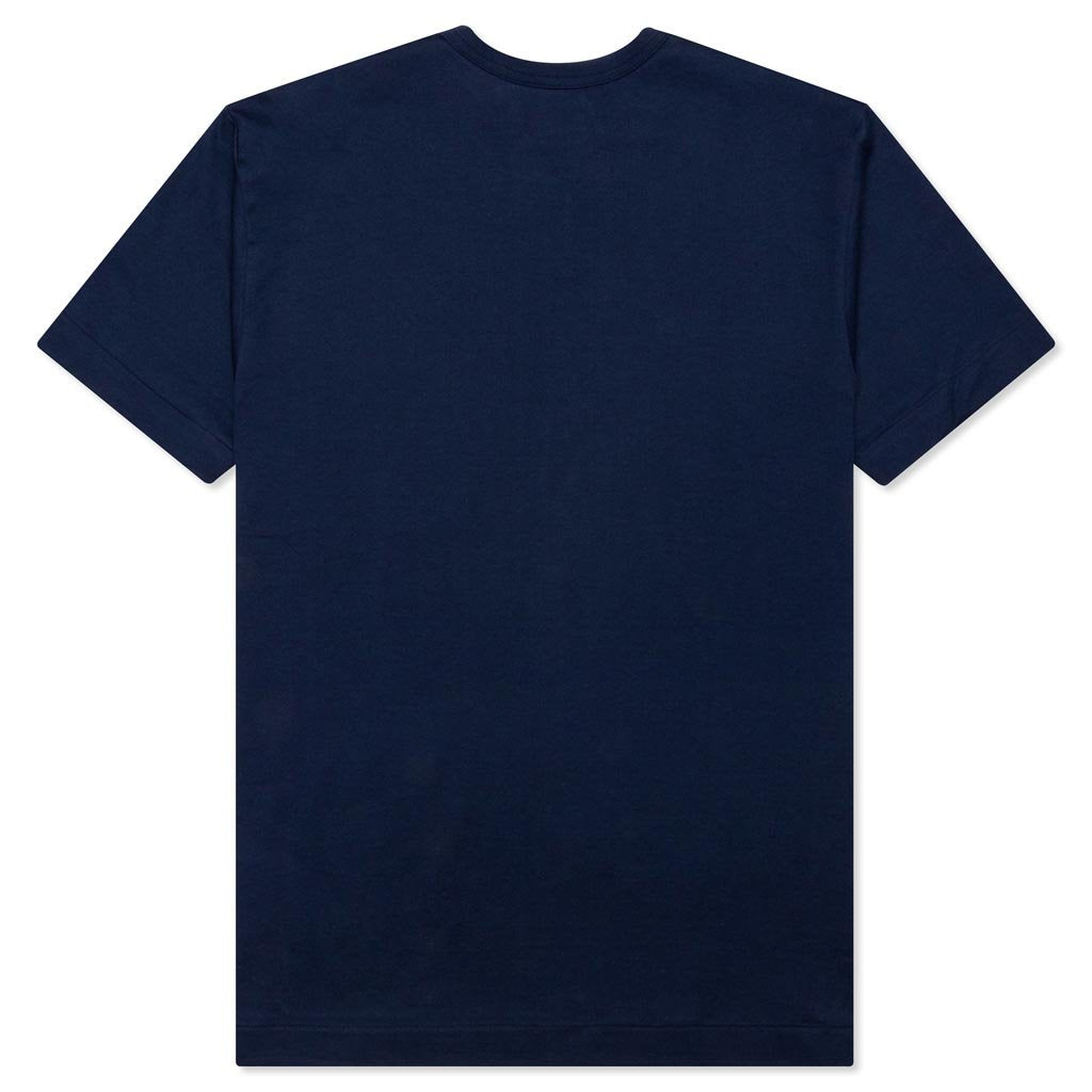 Women's Gold Heart T-Shirt - Navy