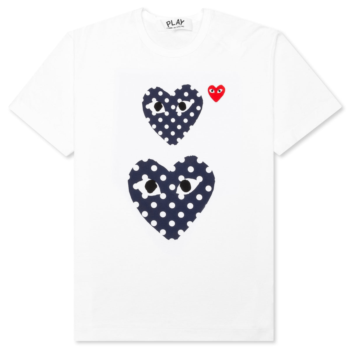 Women's Polka Dot Duo T-Shirt - White