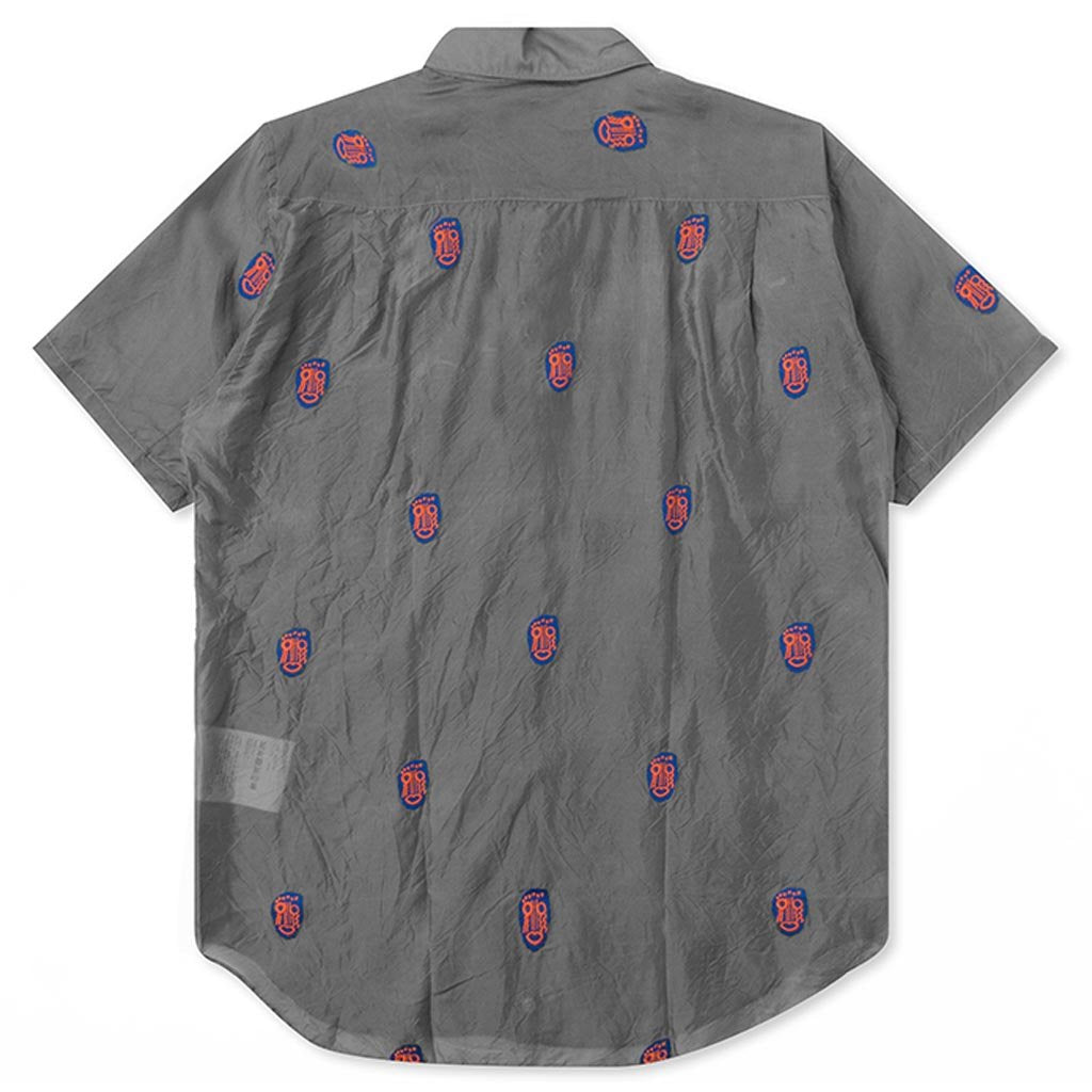 Mask Embroidered - Grey