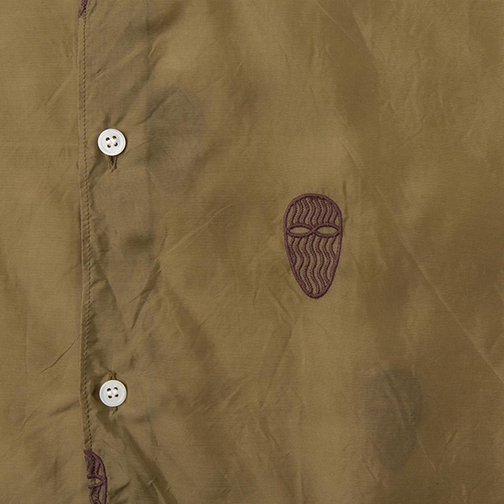 Mask Embroidered - Khaki
