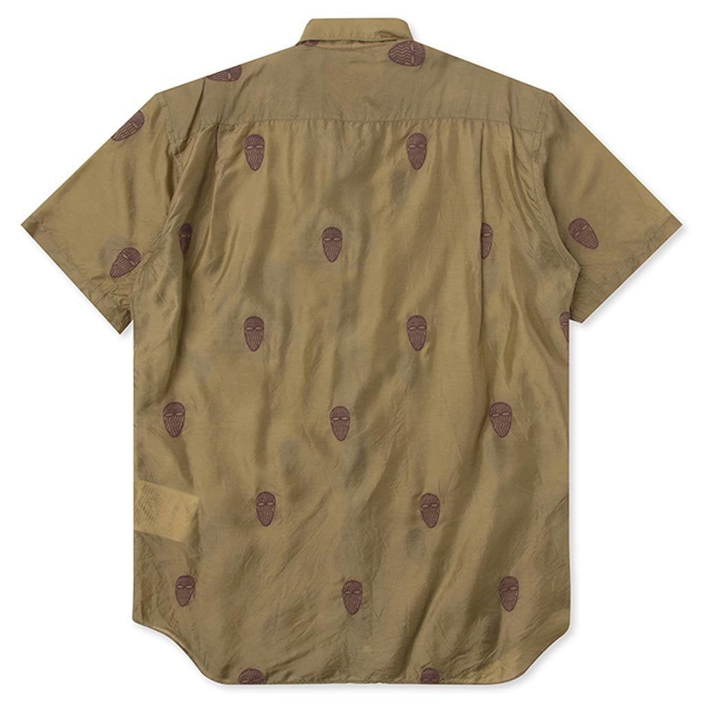 Mask Embroidered - Khaki