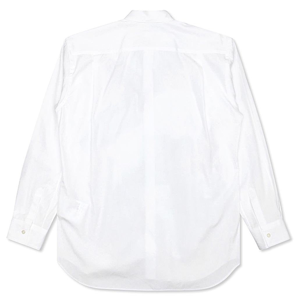 Comme Des Garcons SHIRT Mens Woven - White/Dark Grey