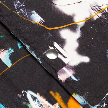 Comme Des Garcons SHIRT x Futura Woven Print A Woven Blouson - Black