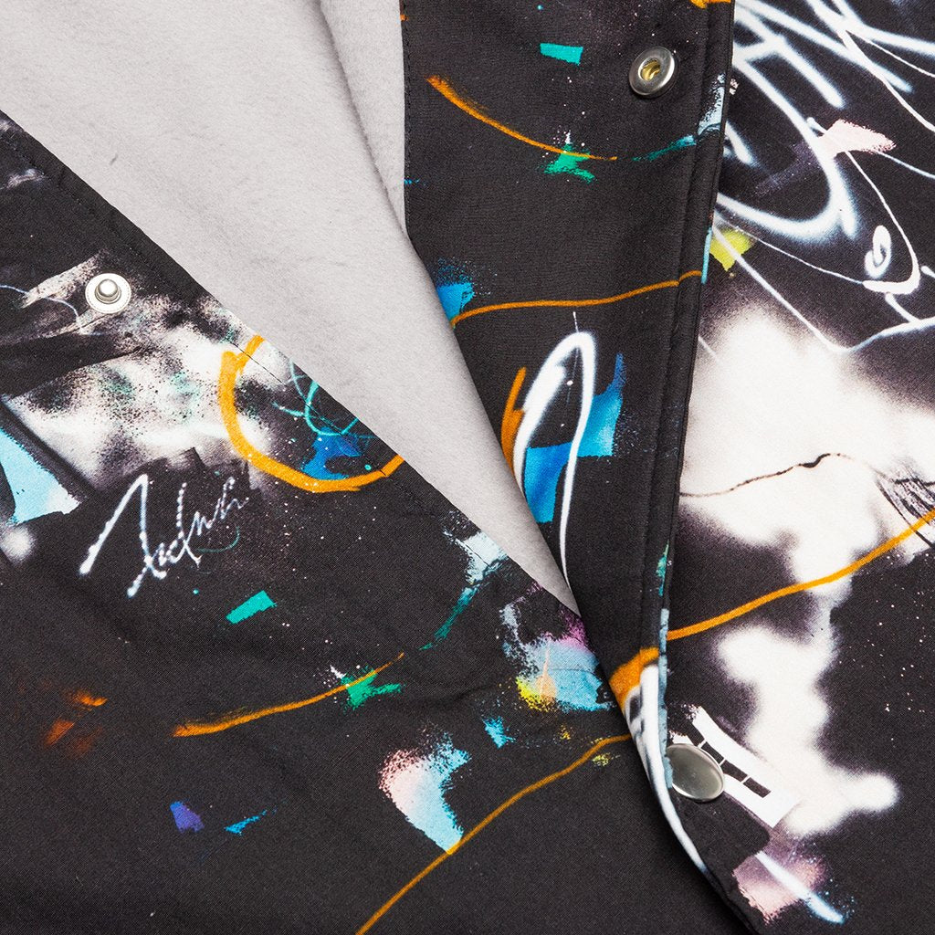 Comme Des Garcons SHIRT x Futura Woven Print A Woven Blouson - Black