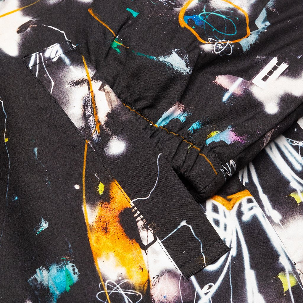 Comme Des Garcons SHIRT x Futura Woven Print A Woven Blouson - Black